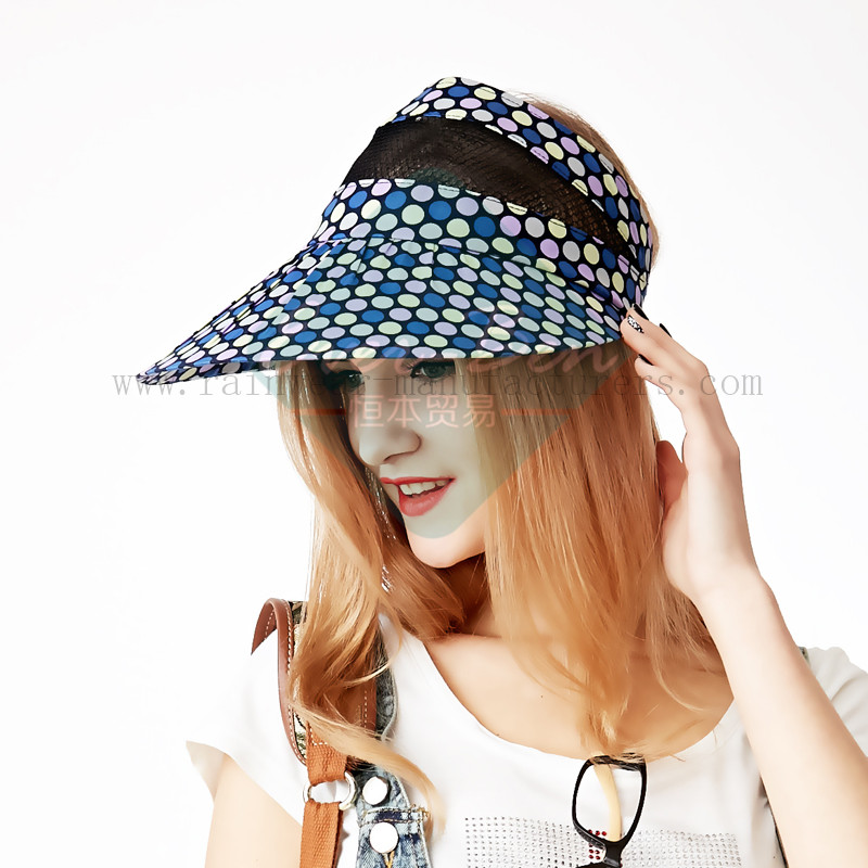 Girls sun hat fashion visor for women2